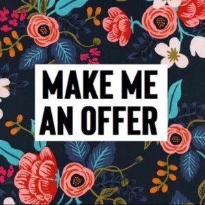 Welcome! Open to all offers 🤍